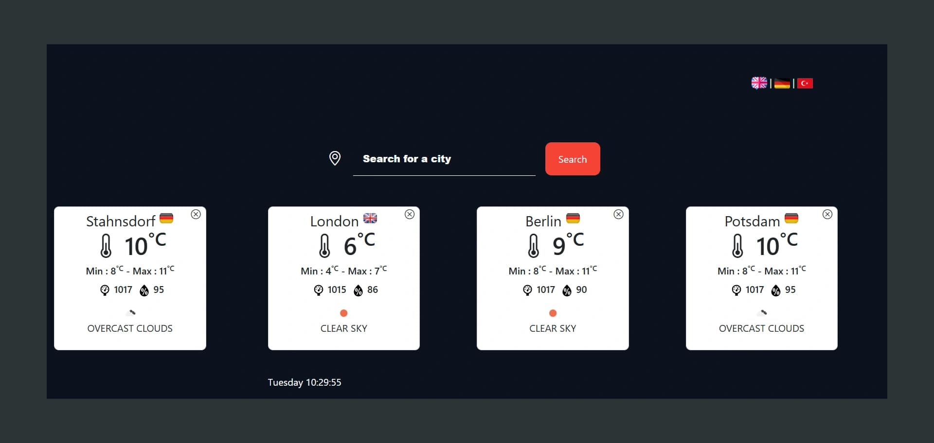 Wheather App