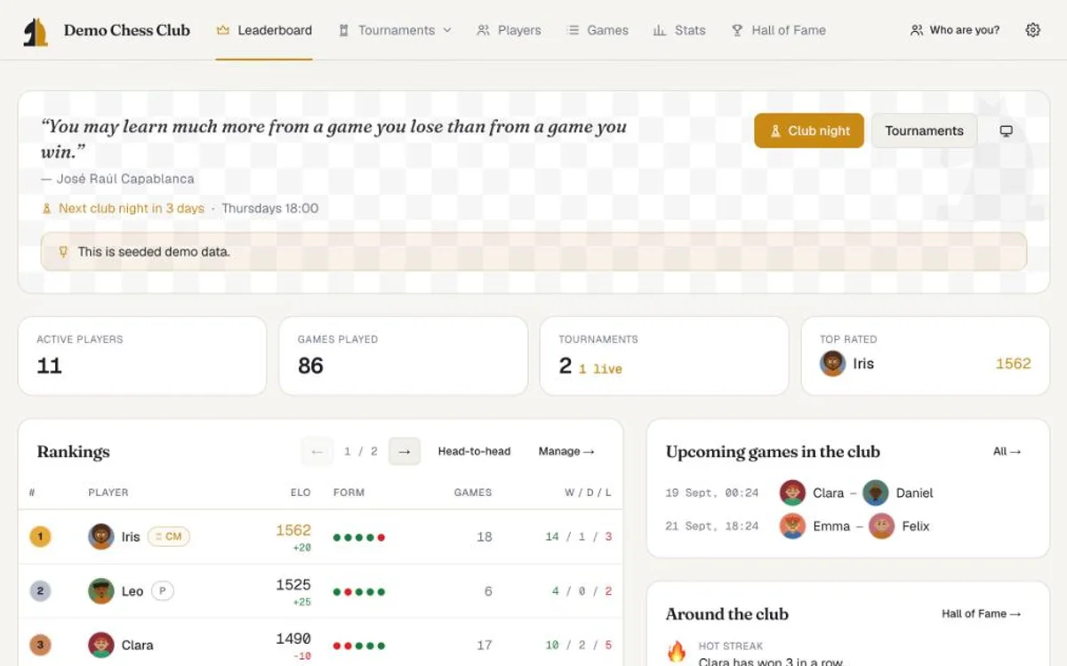 Chess Club screenshot
